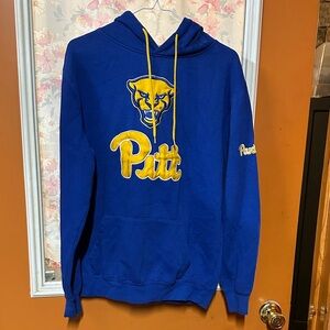 Colosseum Blue and Gold Cat Hoodie